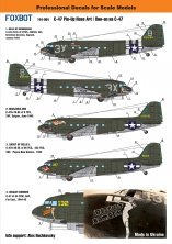 1/144 Douglas C-47 Skytrain/Dakota Pin-Up Nose Art and Stencils 1/144 Douglas C-47 Skytrain/Dakota Pin-Up Nose Art and Stencils