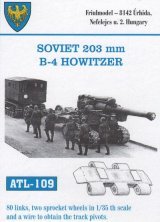 1/35 Soviet B-4 203mm Howitzer tracks links 1/35 Soviet B-4 203mm Howitzer tracks links