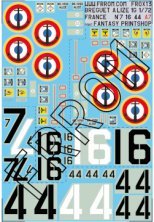 1/72 Breguet Alize 1G France with badges for 4F, 6F, 9F, 2S, 10S 1/72 Breguet Alize 1G France with badges for 4F, 6F, 9F, 2S, 10S