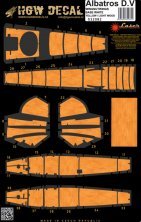 1/32 Albatros D.V/D.Va Yello/Light Wood, base white 1/32 Albatros D.V/D.Va Yello/Light Wood, base white