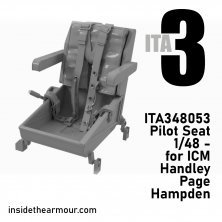 Siège Pilote Hampden B Mk.I 1/48 pour ICM Siège Pilote Hampden B Mk.I 1/48 pour ICM