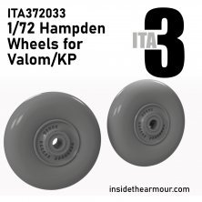 Roues Lestées Handley-Page Hampden 1/72 Roues Lestées Handley-Page Hampden 1/72