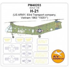 KV Decals Décalcomanies Sikorsky H-21 1/48 KV Decals Décalcomanies Sikorsky H-21 1/48