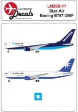 1/200 Star Air Boeing 767-200F old and new scheme. 1/200 Star Air Boeing 767-200F old and new scheme.