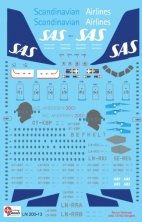1/200 SAS Airbus A319/A321 decals 1/200 SAS Airbus A319/A321 decals