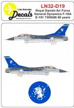1/32 Rdaf F-16A with 730 Sqn 60 years tail 1/32 Rdaf F-16A with 730 Sqn 60 years tail