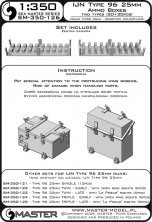 Master 1/350 Boîtes Munitions Type 96 25mm IJN 40pc Master 1/350 Boîtes Munitions Type 96 25mm IJN 40pc
