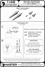 Master 1/48 Spitfire Mk.IXe/XVIe Hispano 20mm Master 1/48 Spitfire Mk.IXe/XVIe Hispano 20mm