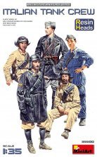 1/35 Italian Tank Crew, Resin Heads 5 figure 1/35 Italian Tank Crew, Resin Heads 5 figure