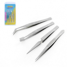 Shesto Set 4 Pinces Inox pour Modélisme Shesto Set 4 Pinces Inox pour Modélisme