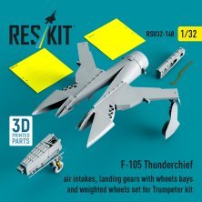 ResKit 1/32 F-105 Thunderchief Set Extérieur pour Trumpeter ResKit 1/32 F-105 Thunderchief Set Extérieur pour Trumpeter
