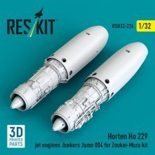 ResKit 1/32 Moteurs à réaction Ho 229 Junkers Jumo 004 ResKit 1/32 Moteurs à réaction Ho 229 Junkers Jumo 004