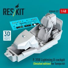 Cockpit détaillé F-35B Lightning II 1/48 pour Tamiya Cockpit détaillé F-35B Lightning II 1/48 pour Tamiya