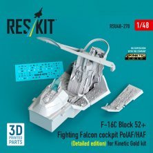 ResKit 1/48 F-16C Block 52 Cockpit Détaillé PolAF/HAF ResKit 1/48 F-16C Block 52 Cockpit Détaillé PolAF/HAF