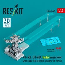 ResKit 1/48 MH-60L UH-60A Rotor Principal Pliable ResKit 1/48 MH-60L UH-60A Rotor Principal Pliable