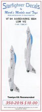 1/350 Markings for 18 Low Viz aircraft from VF-114 1/350 Markings for 18 Low Viz aircraft from VF-114