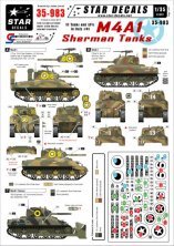Star Decals Décalcomanies M4A1 Sherman Italie 1/35 Star Decals Décalcomanies M4A1 Sherman Italie 1/35