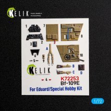 Kelik 1/72 Bf-109 E Intérieur 3D pour Eduard Kelik 1/72 Bf-109 E Intérieur 3D pour Eduard