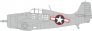 Mask 1/48 FM-1 US national insignia with red outline