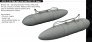 Brassin 1/72 P-51D 108gal paper drop tanks