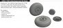 Brassin 1/48 P-51B/C wheels diamond tread for Eduard