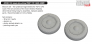 Brassin 1/72 F4F wheels late with rims PRINT