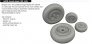 Brassin 1/48 Gannet wheels for Airfix