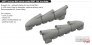 Brassin 1/48 Hurricane Mk.II exhaust rounded