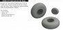 Brassin 1/48 B-17F wheels oval tread for Eduard