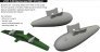 Brassin 1/72 P-51D 110gal fuel tanks PRINT for Eduard