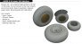 Brassin 1/48 B-24J wheels for Hobby Boss