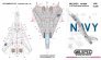 1/48 Grumman F-14A Tomcat Hi-Viz data stencils