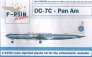 1/144 Douglas DC-7C. Decals Pan Am 'Meatball'