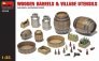 1/35 Wooden Barrels & Village Utensils