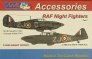 1/48 RAF Night Fighters  6 stub exh.versions Pt.1