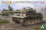 1/35 Pz.Kpfw.VI Tiger I Late/Late Command with Zimmerit 2 in 1