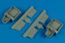 1/48 F4U-7 Corsair wheel bay (HASEGAWA)