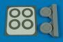 1/72 P-40 wheels & paint masks (type B)