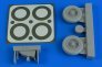 1/32 A-1J Skyraider wheels & paint masks