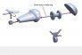 1/48 Saab B17A/B17B target tow winch 3D for Tarangus