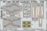 1/48 Mi-24P seatbelts STEEL for Trumpeter