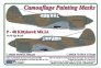 1/72 Camouflage masks P-40 Kittyhawk Mk.IA