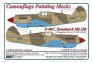 1/48 Camouflage masks P-40C Tomahawk Mk.IIB