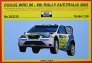 1/24 Ford Focus WRC 06  6th Rally Australia 2005