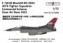 1/72 USAF 36Th Fs Lockheed-Martin F-16C Centennial Scheme Osan