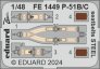 1/48 P-51B/C seatbelts STEEL for Eduard