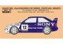 1/24 Transkit Ford Escort WRC SONY 1997 Winner decal