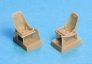 1/48 Bf-109E  Seats with harness (2 pcs.)