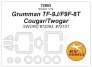 1/72 Grumman TF-9J/F9F-8T Cougar/Twogar masks