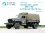 1/35 Chevrolet G7107 3D-Printed & coloured Interior